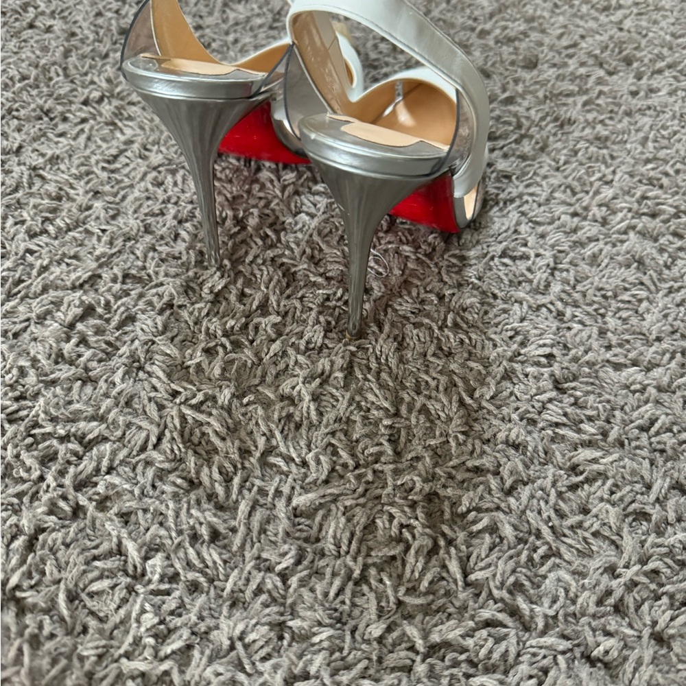 Christian Louboutin size 37.5 never worn slingback . No box ,authentic
